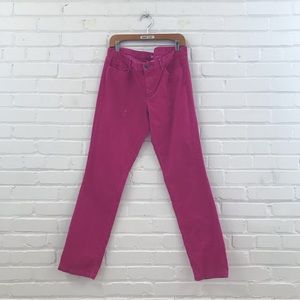 J.CREW bright hot pink matchstick corduroy pants